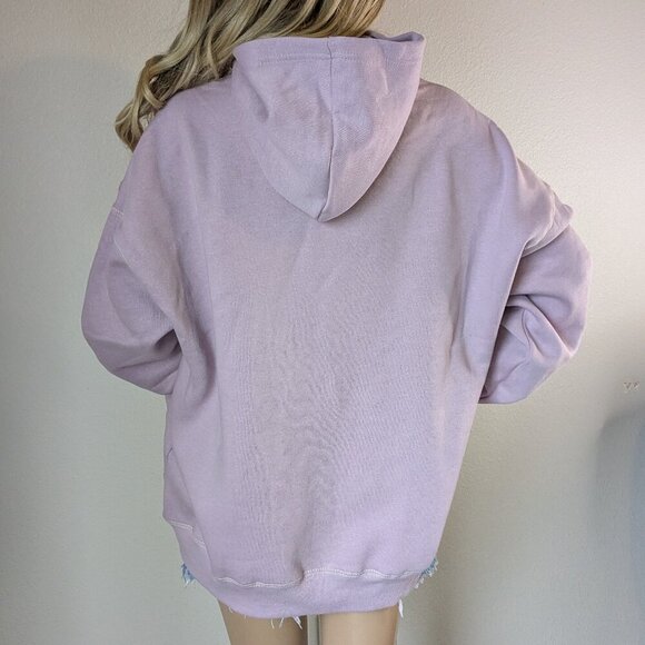 London Olympics XIV Hoodie Women's Medium Pink Oversized Fit Pacsun NWT Heritage - Picture 3 of 16